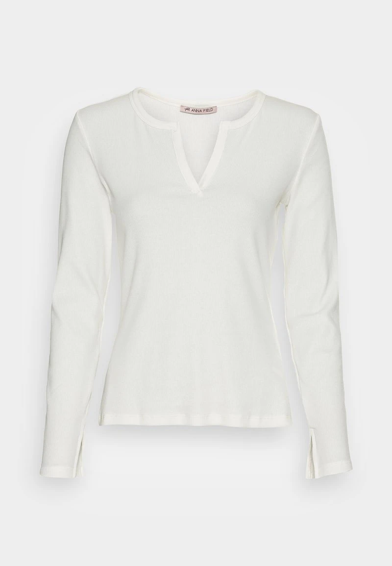 ofertas 🔥 Anna Field Camiseta De Manga Larga - Off White, Mujer 🎉 3 ofertas 🔥 Anna Field Camiseta De Manga Larga - Off White, Mujer 🎉