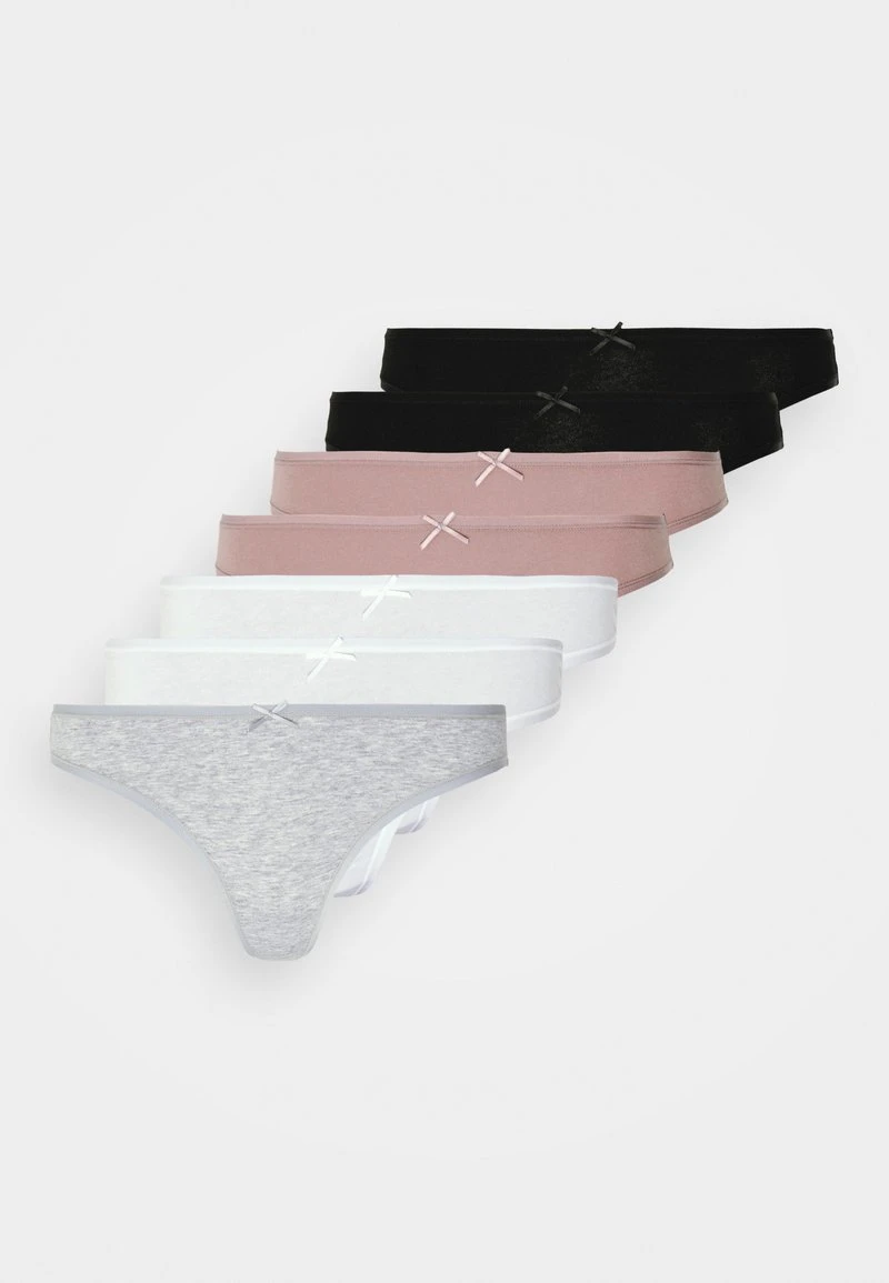 Lo mas barato 🔔 Anna Field GEORGINA 7PP THONG COTTON - Tanga - Black/pink, Mujer 👍 8 Lo mas barato 🔔 Anna Field GEORGINA 7PP THONG COTTON - Tanga - Black/pink, Mujer 👍 - Imagen 6