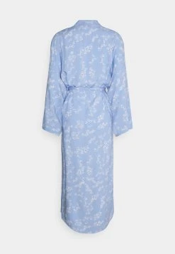 ofertas ✨ Anna Field LISHA LONG PRINTED ROBE - Albornoz - Blue Denim, Mujer ⌛ -Tienda barata Anna Field f8b5279e0032460d918c15074764a3d0