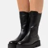 Barato 🌟 Anna Field LEATHER - Botas Para La Nieve - Black, Mujer ✔️