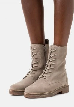 Venta express 🔥 Anna Field LEATHER - Botines Con Cordones - Taupe, Mujer ⌛