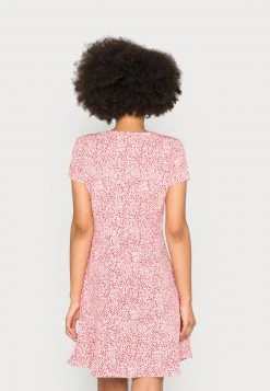 Venta al por mayor ⭐ Anna Field Vestido Informal - Coral/white, Mujer 👍 -Tienda barata Anna Field fe80829ea0e84fcaab1a47bcfc9d7608